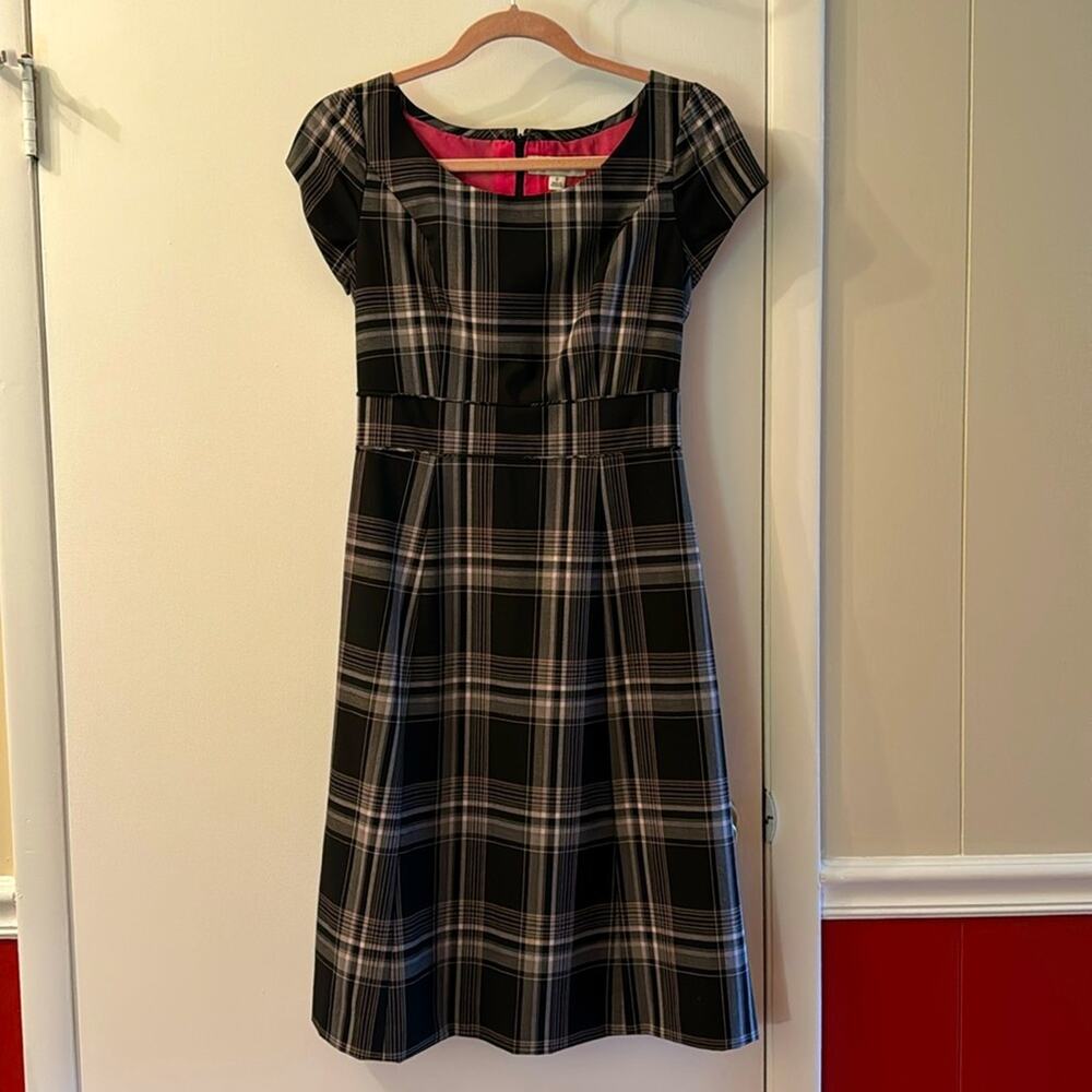 Plaid Isaac Mizrahi dress‎